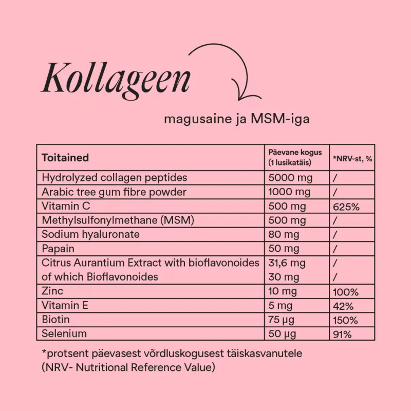 Maisto papildas su prebiotikais  COLLAGEN