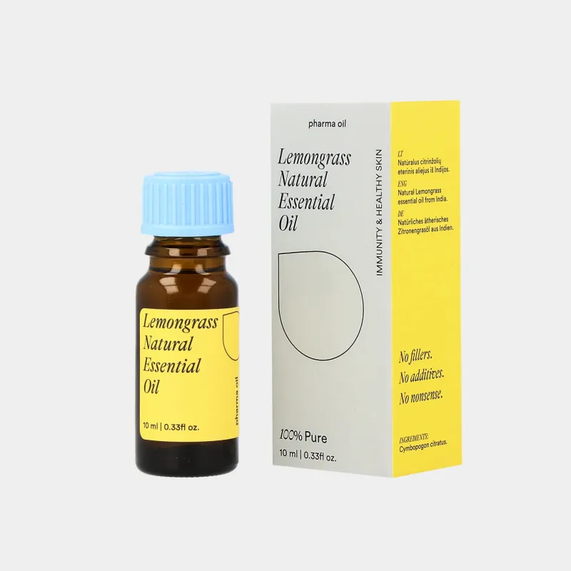 Natūralus citrinžolių eterinis aliejus  LEMONGRASS